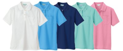 画像9: az10589 レディース半袖ポロシャツ・吸汗速乾（8色） (9)