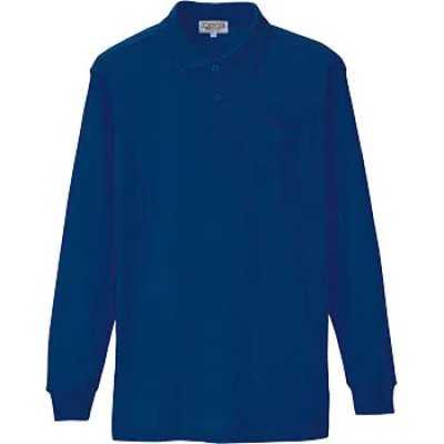 画像6: az7614 長袖ポロシャツ・鹿の子（8色） (6)