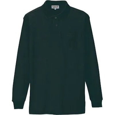 画像7: az7614 長袖ポロシャツ・鹿の子（8色） (7)