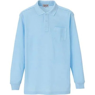 画像5: az7614 長袖ポロシャツ・鹿の子（8色） (5)