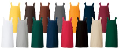 画像3: azHS2506 胸当てエプロン (8色) (3)