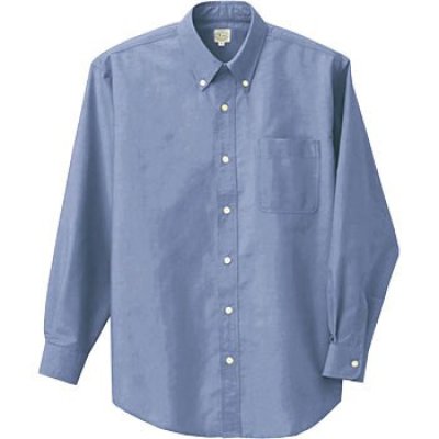 画像5: AZ7822 男女兼用ボタンダウン長袖シャツ (5色) (5)