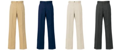 画像6: az54501 メンズチノパンノータック（4色）JIS T8118適合 (6)