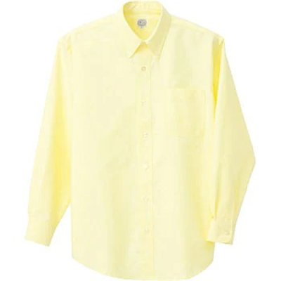 画像6: AZ7822 男女兼用ボタンダウン長袖シャツ (5色) (6)