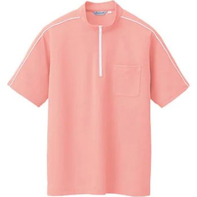 画像9: azCL3000 レディース半袖クイックドライジップシャツ（10色） (9)