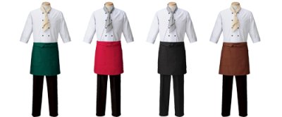 画像6: az8639 ショートエプロン (4色) (6)