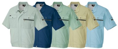 画像14: az3232 半袖ブルゾン（5色） (14)