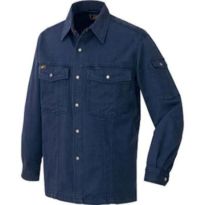 画像4: az6545 長袖シャツ・厚地 (5色) (4)