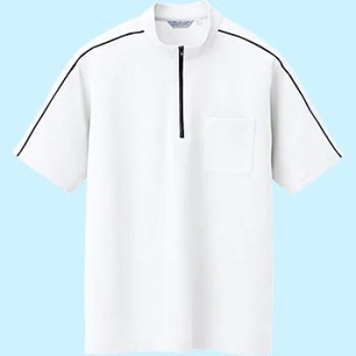 画像8: azCL3000 レディース半袖クイックドライジップシャツ（10色） (8)