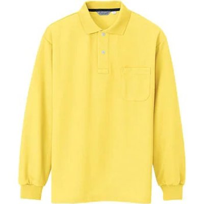 画像10: azCL1001 メンズ長袖ポロシャツ・吸汗速乾（10色） (10)