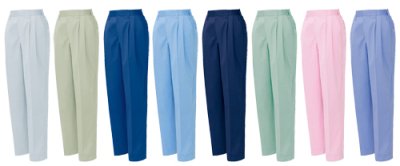 画像10: az5323 レディースツータックパンツ (8色) (10)