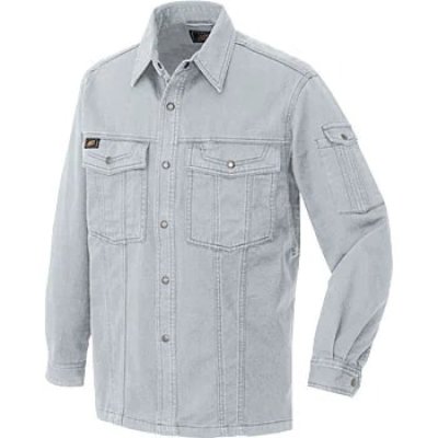 画像3: az6545 長袖シャツ・厚地 (5色) (3)