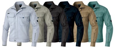 画像12: az60301 長袖ストレッチブルゾン (4色) (12)