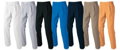 画像4: az60420 ワンタックワークパンツ (7色) (4)