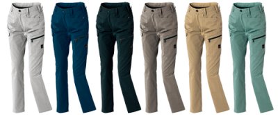 画像5: az60626 レディースカーゴパンツ・ノータック (5色) (5)