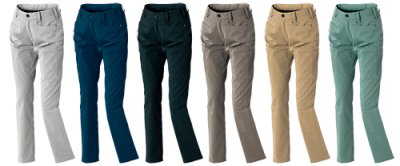 画像5: az60625 レディースワークパンツ・ノータック (5色) (5)