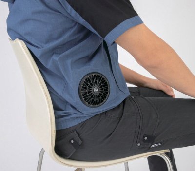 画像8: XE98026【ブルゾンのみ】ジーベック空調服(R)／半袖・サイドファン (8)