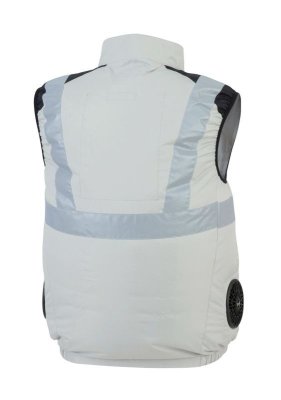 画像7: XE98025【ブルゾンのみ】ジーベック空調服(R)/反射ベスト・サイドファン (7)