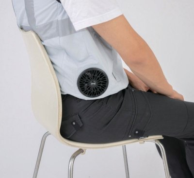 画像12: XE98025【ブルゾンのみ】ジーベック空調服(R)/反射ベスト・サイドファン (12)