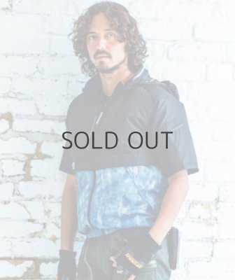 画像2: AC1176【ブルゾンのみ】エアークラフト／半袖(フード収納)・撥水 (2)