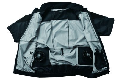 画像10: 05231【セット】S-AIRブルゾン・ファン・バッテリー(充電器付)／STXコーデュラエア半袖 (10)