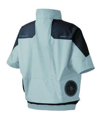 画像5: 05231【セット】S-AIRブルゾン・ファン・バッテリー(充電器付)／STXコーデュラエア半袖 (5)