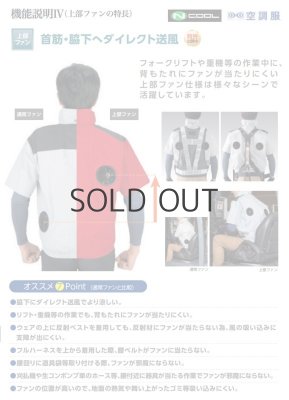 画像6: NA2112【ブルゾンのみ】NSP空調服(R)／長袖(上部ファン)・綿100% (6)