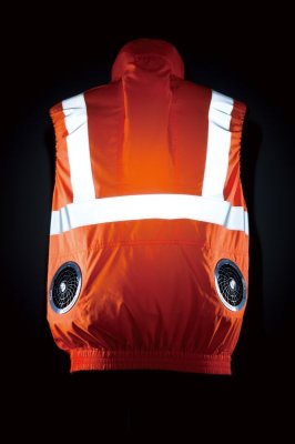 画像15: 26868【ブルゾンのみ】エアセンサー／高視認反射ベスト (15)