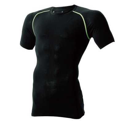 画像5: 187 半袖クールコットンコンプレッション (3色) (5)