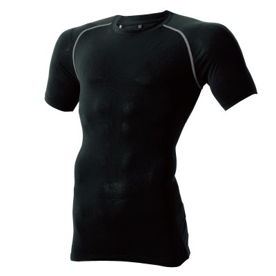 画像4: 187 半袖クールコットンコンプレッション (3色) (4)