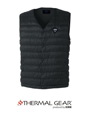 画像4: 【LIバッテリー用】TG22102 発熱防寒ベストTHERMAL GEAR(R)(選べるバッテリー) (4)