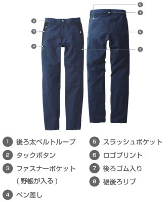 画像8: SW80-2408 カーゴパンツ (4色) (8)