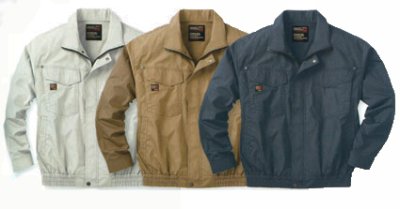 画像2: <大サイズ>KU91400BG 空調服【ブルゾンのみ】長袖・綿100% (2)