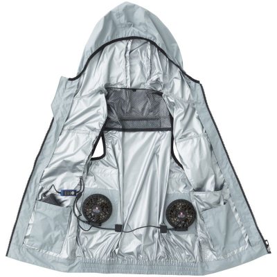 画像6: 8349-06【セット】G.G.ブルゾン・ファン・バッテリー(充電器付)／ベスト(フルハーネス)・遮熱・サイドファン (6)