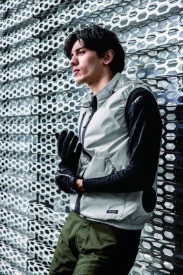 画像13: XE98029【空調服(R)セット】ブルゾン・ファン・バッテリー(充電器付)/綿100ベスト(フード)・サイドファン (13)