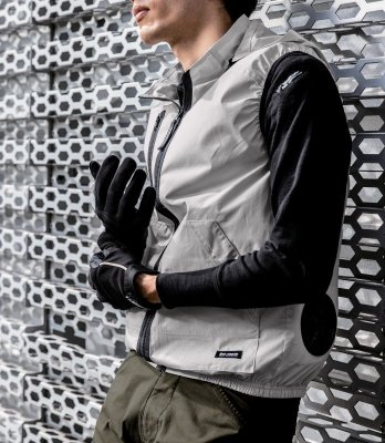 画像12: XE98029【空調服(R)セット】ブルゾン・ファン・バッテリー(充電器付)/綿100ベスト(フード)・サイドファン (12)