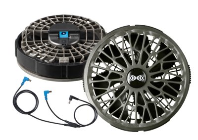 画像6: FA01012 空調服(R)ワンタッチファン2個(4色)+ケーブル (6)