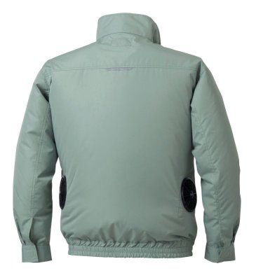 画像10: KU92350【空調服(R)セット】 空調服(R)ブルゾン・ファン・バッテリー(充電器付)／長袖・エコディア (10)