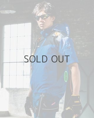 画像2: AC1196【セット】ブルゾン・ファン・バッテリー(充電器付)/遮熱半袖(フルハーネス) (2)