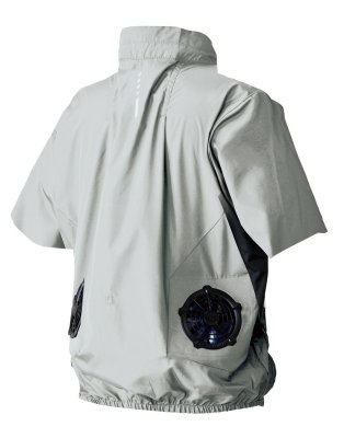 画像8: 05301【セット】S-AIRブルゾン・ファン・バッテリー(充電器付)／半袖・遮熱 (8)