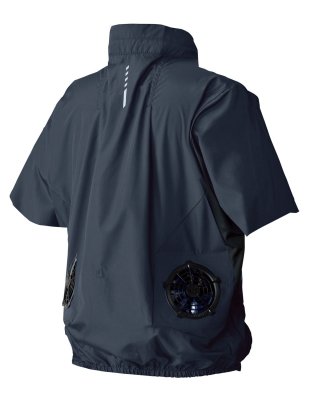 画像6: 05301【セット】S-AIRブルゾン・ファン・バッテリー(充電器付)／半袖・遮熱 (6)