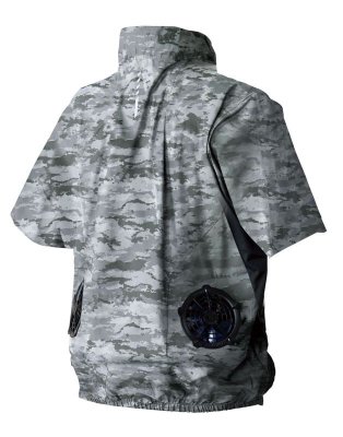 画像10: 05301【セット】S-AIRブルゾン・ファン・バッテリー(充電器付)／半袖・遮熱 (10)