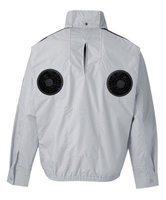 画像6: NA1132【ブルゾンのみ】NSP空調服(R)／遮熱長袖(フルハーネス)・上部ファン (6)