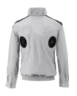 画像4: NA1122【空調服(R)セット】NSPブルゾン・ファン・バッテリー(充電器付)／長袖(上部ファン)・スーパーチタン (4)