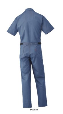 画像6: 81013 EDWIN半袖つなぎ服 (3色) (6)