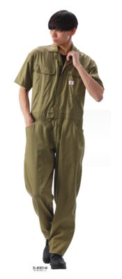 画像3: 81015 EDWIN半袖つなぎ服 (5色) (3)