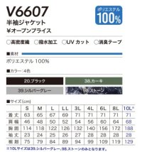 画像1: V6607【セット】ブルゾン・ファン・バッテリー(充電器付)／半袖・撥水