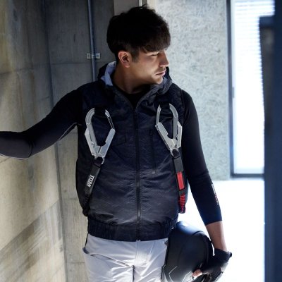 画像3: V5559【セット】ブルゾン・ファン・バッテリー(充電器付)／フードベスト・フルハーネス (3)