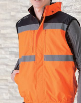 画像11: NC1072【ブルゾンのみ】NSP空調服(R)／高視認ベスト・上部ファン (11)