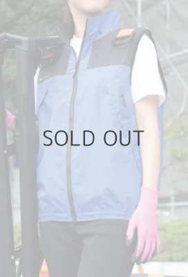 画像10: NC1132【ブルゾンのみ】NSP空調服(R)／ベスト(フルハーネス)・上部ファン (10)